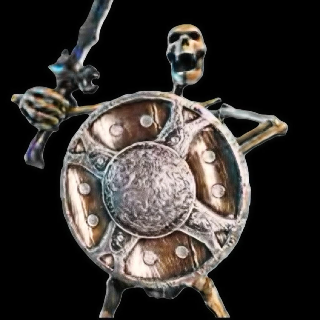 Skeleton Banging Shield